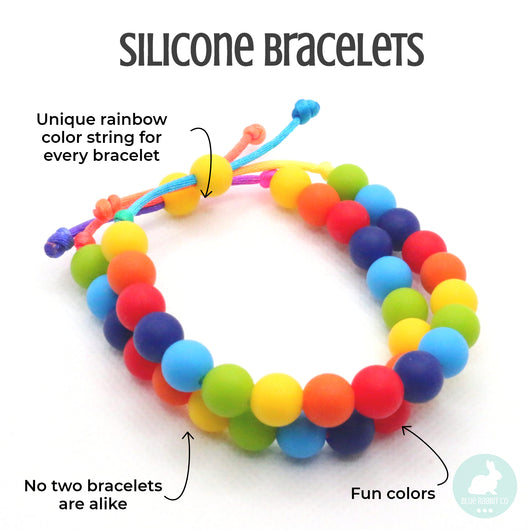 Inspirational Sayings Rubber Bracelets | 24ct — Zurchers